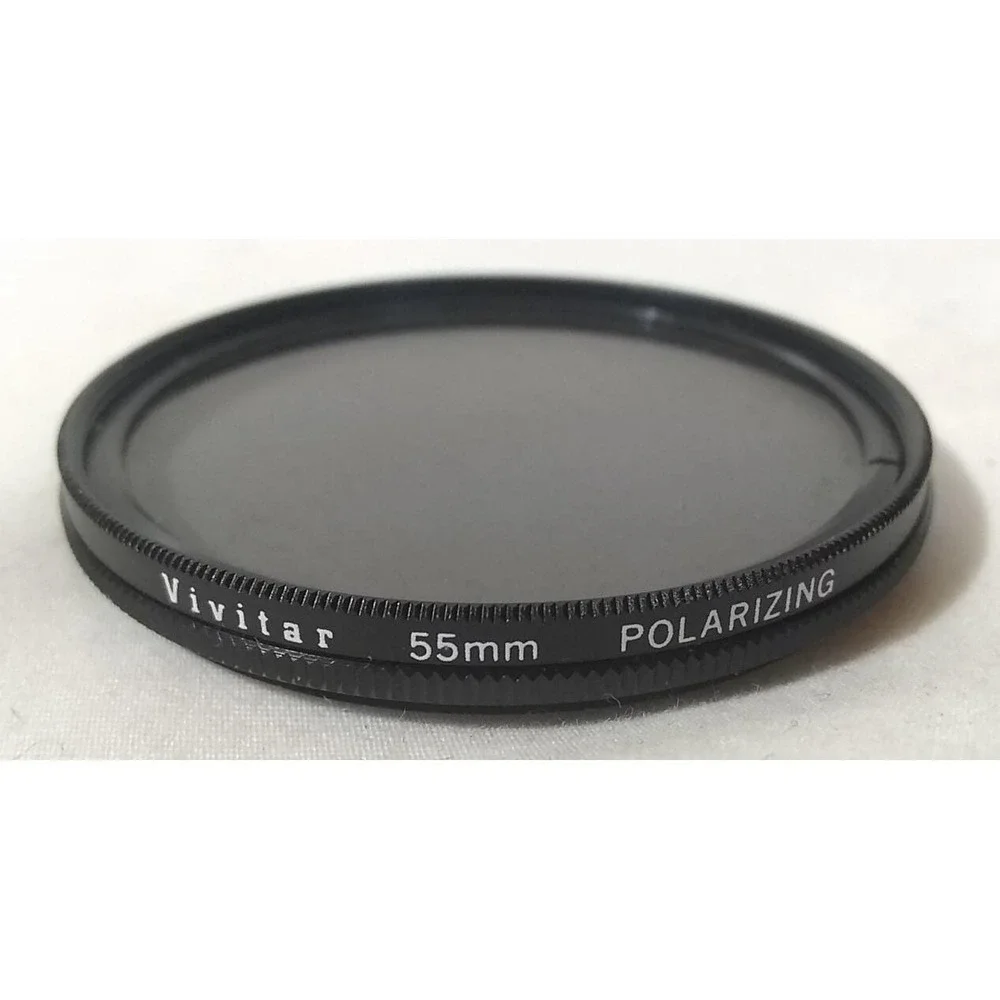55mm Circular Polarizing Lens Filter‎ Vivitar With Case Made In Japan READ